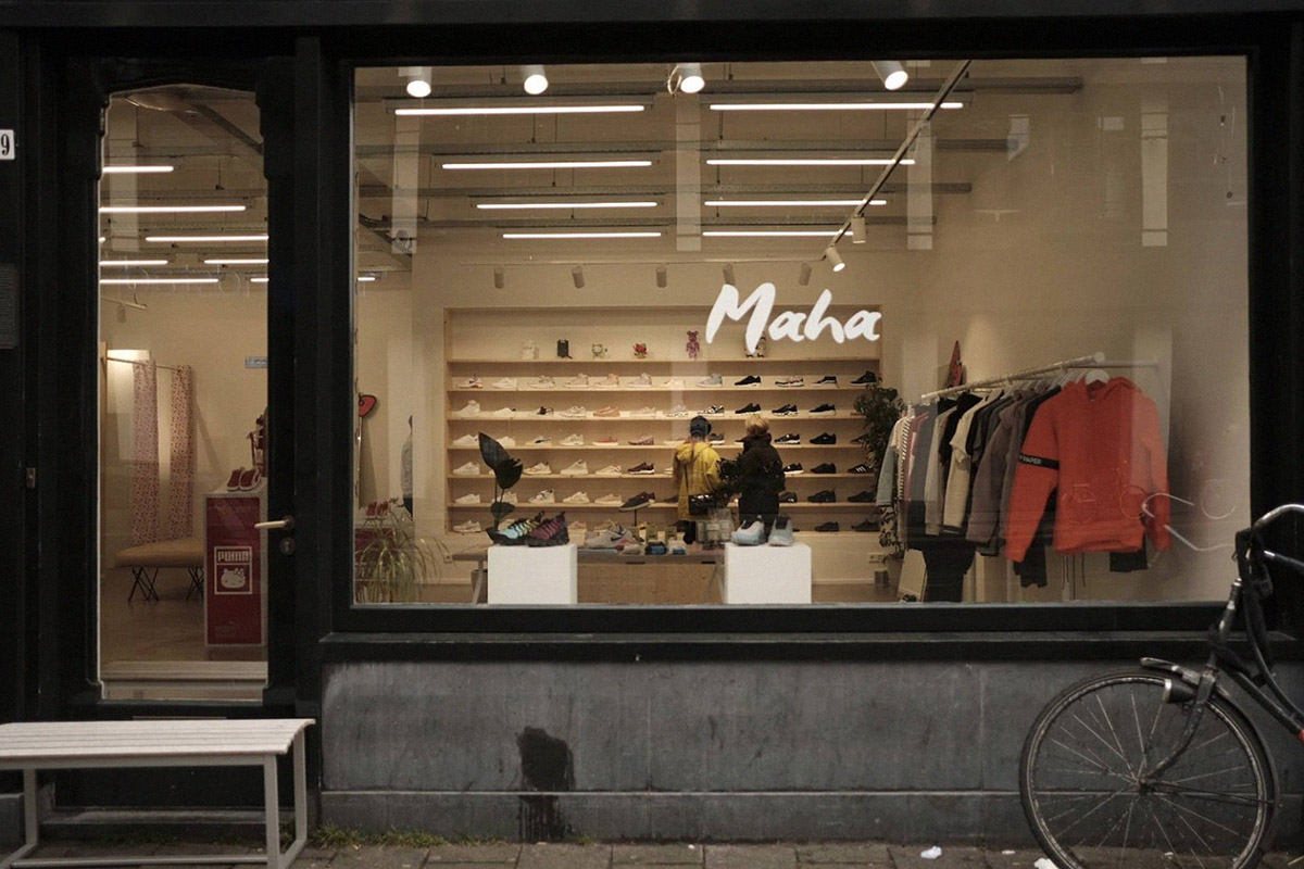 best online stores women streetwear maha LUISAVIAROMA MATCHESFASHION.COM Maha Amsterdam