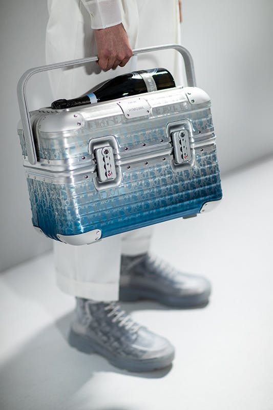 dior luggage rimowa