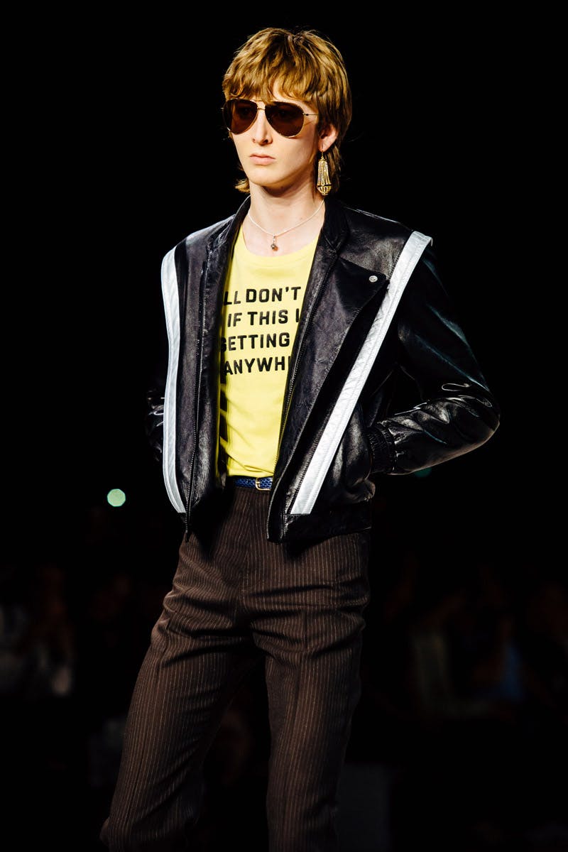 Hedi Slimane Uses Rock and Roll as Rebellion at Celine SS20