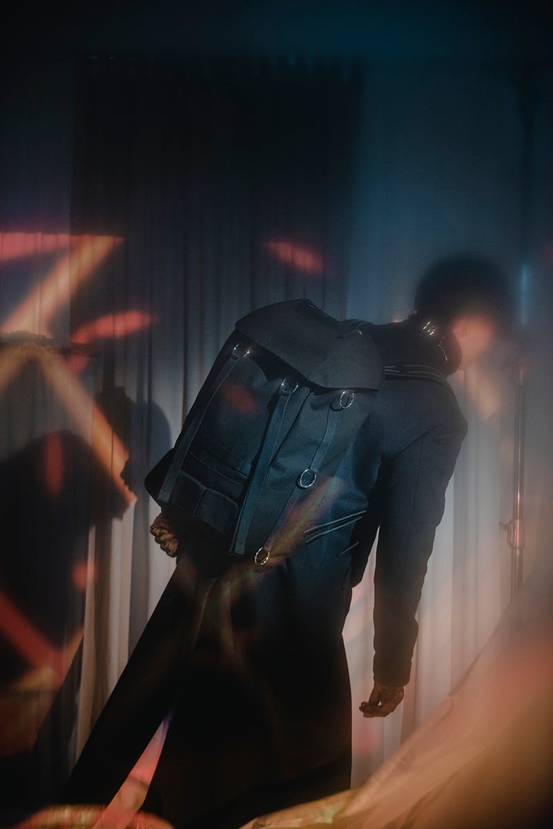 raf simons and east pack collaborate on 'blade runner'-inspired backpacks