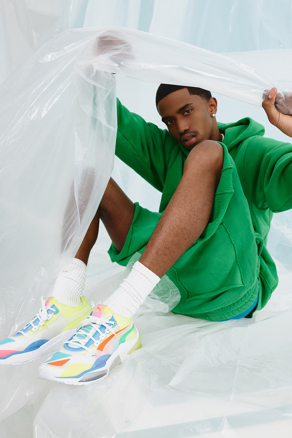 Christian Combs Stunts in the Colorful PUMA LQDCELL Optic