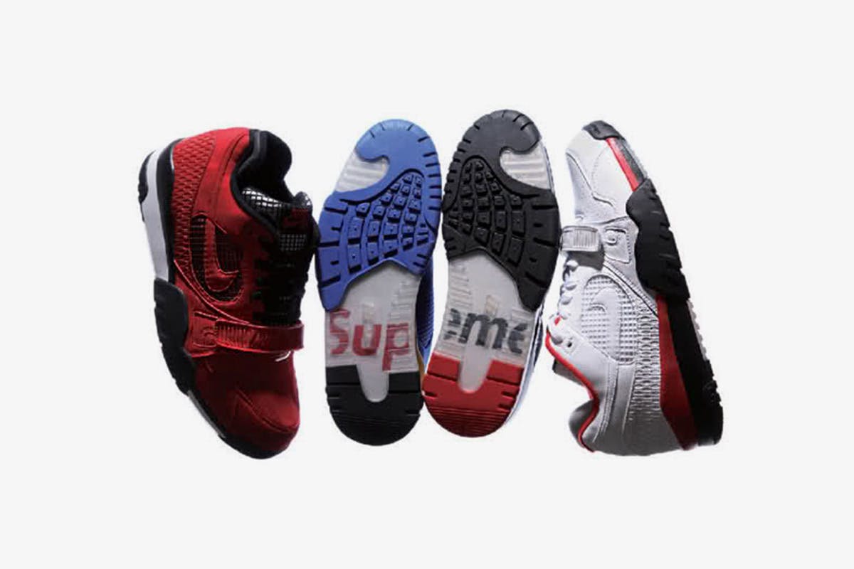 supreme nike full history comme des garcons