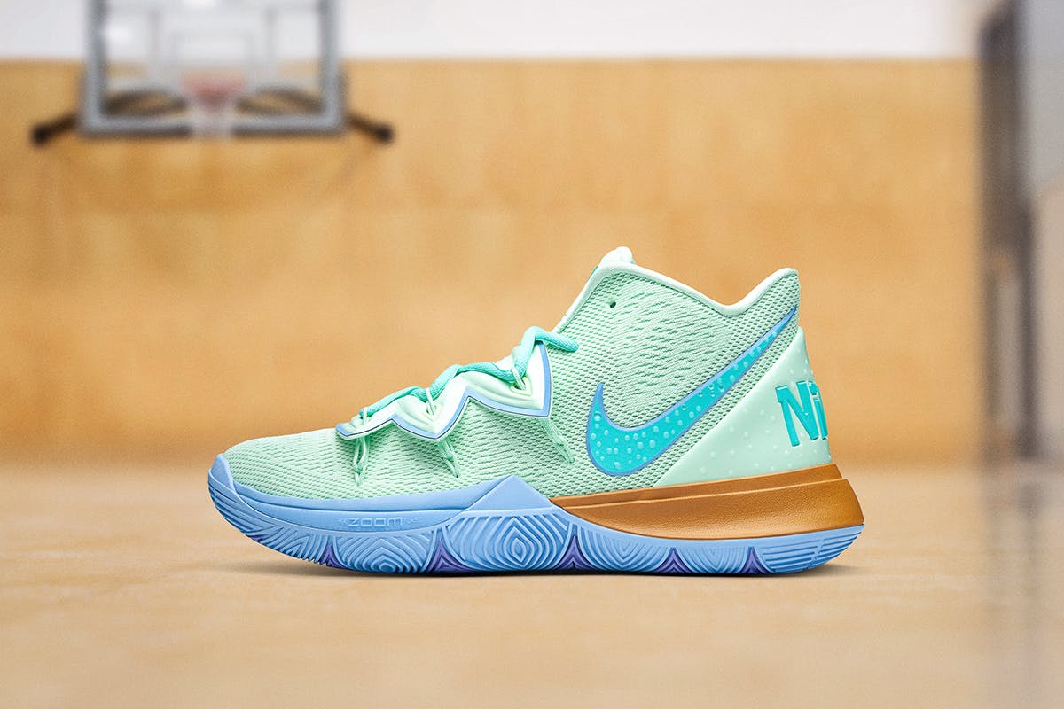 nike kyrie 5 spongebob release date price Kyrie Irving nickelodeon spongebob squarepants