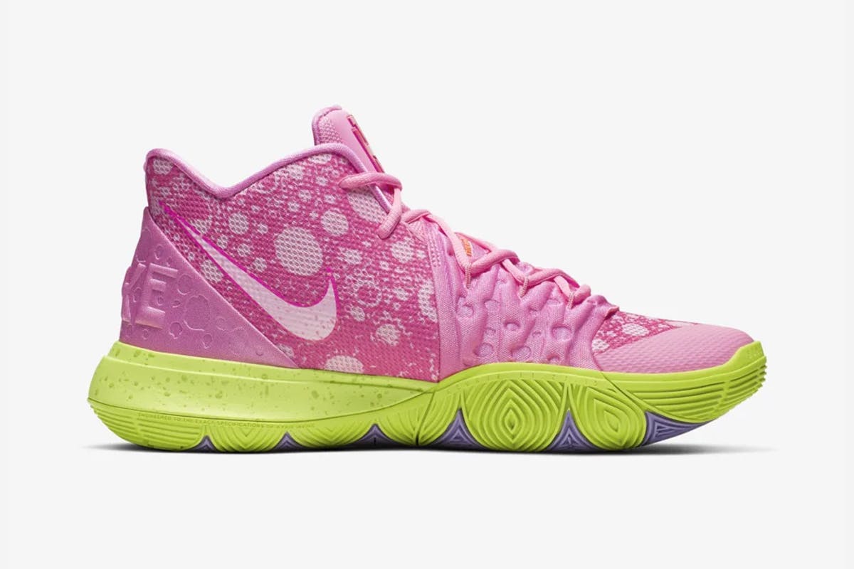 nike kyrie 5 spongebob release date price Kyrie Irving nickelodeon spongebob squarepants