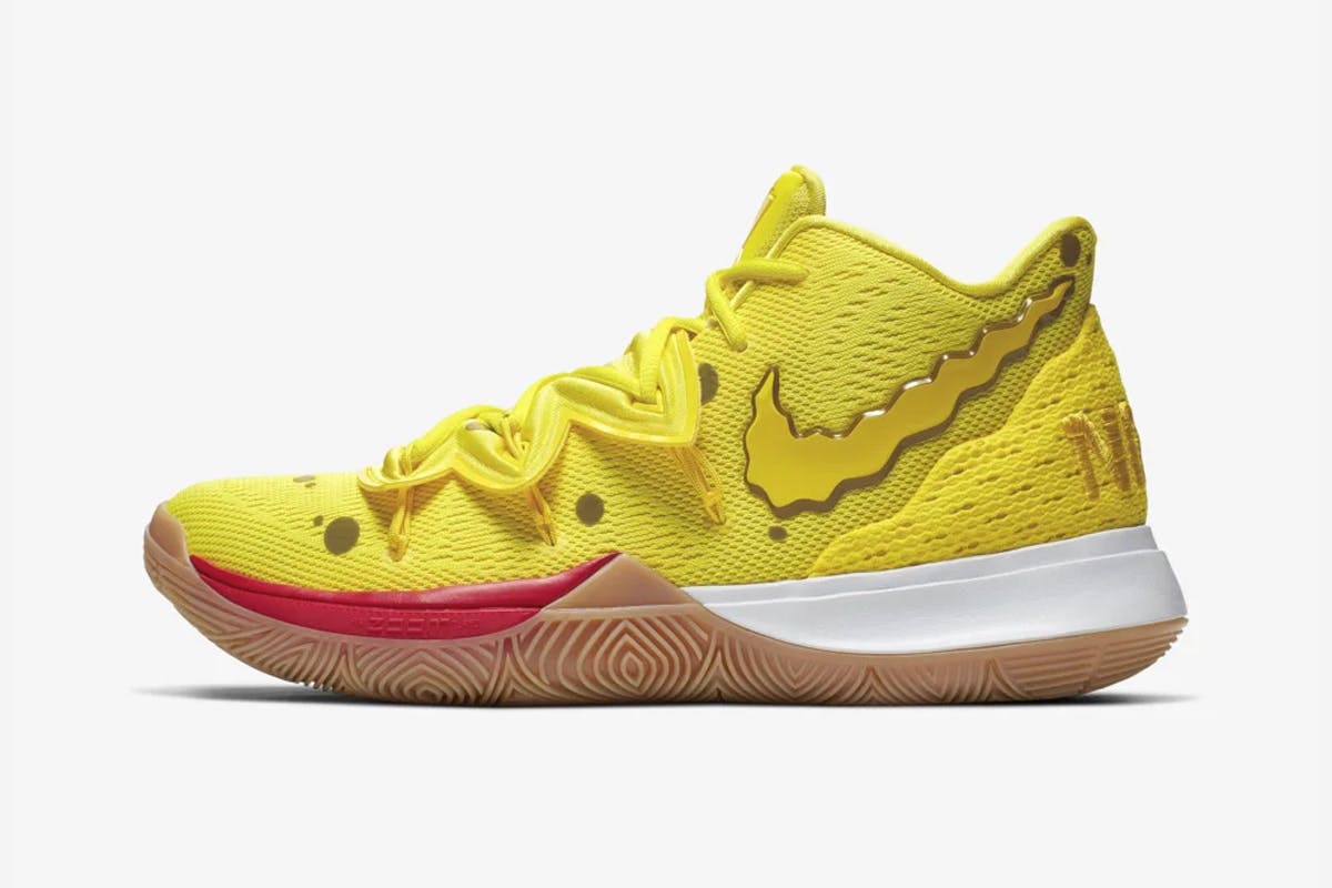 nike kyrie 5 spongebob release date price Kyrie Irving nickelodeon spongebob squarepants