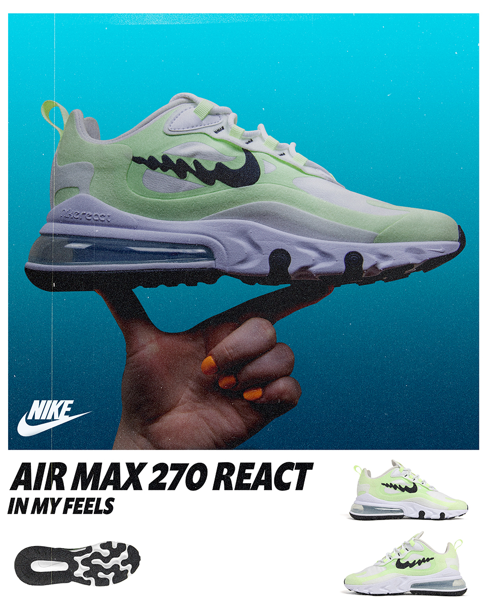 Liz Beecroft Nike Air Max 270 React In My Feels