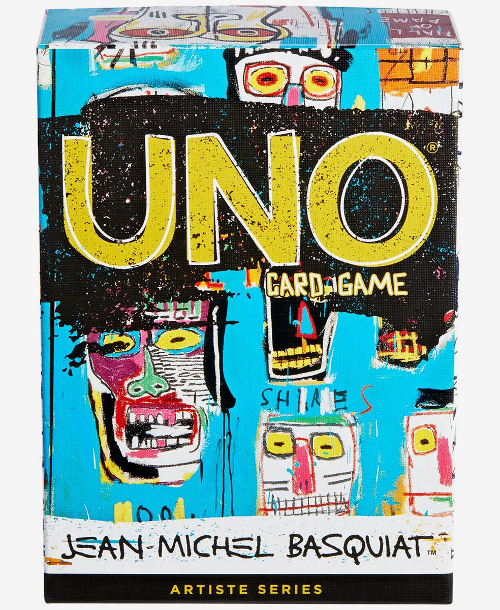 jean michel basquiat uno cards mattel