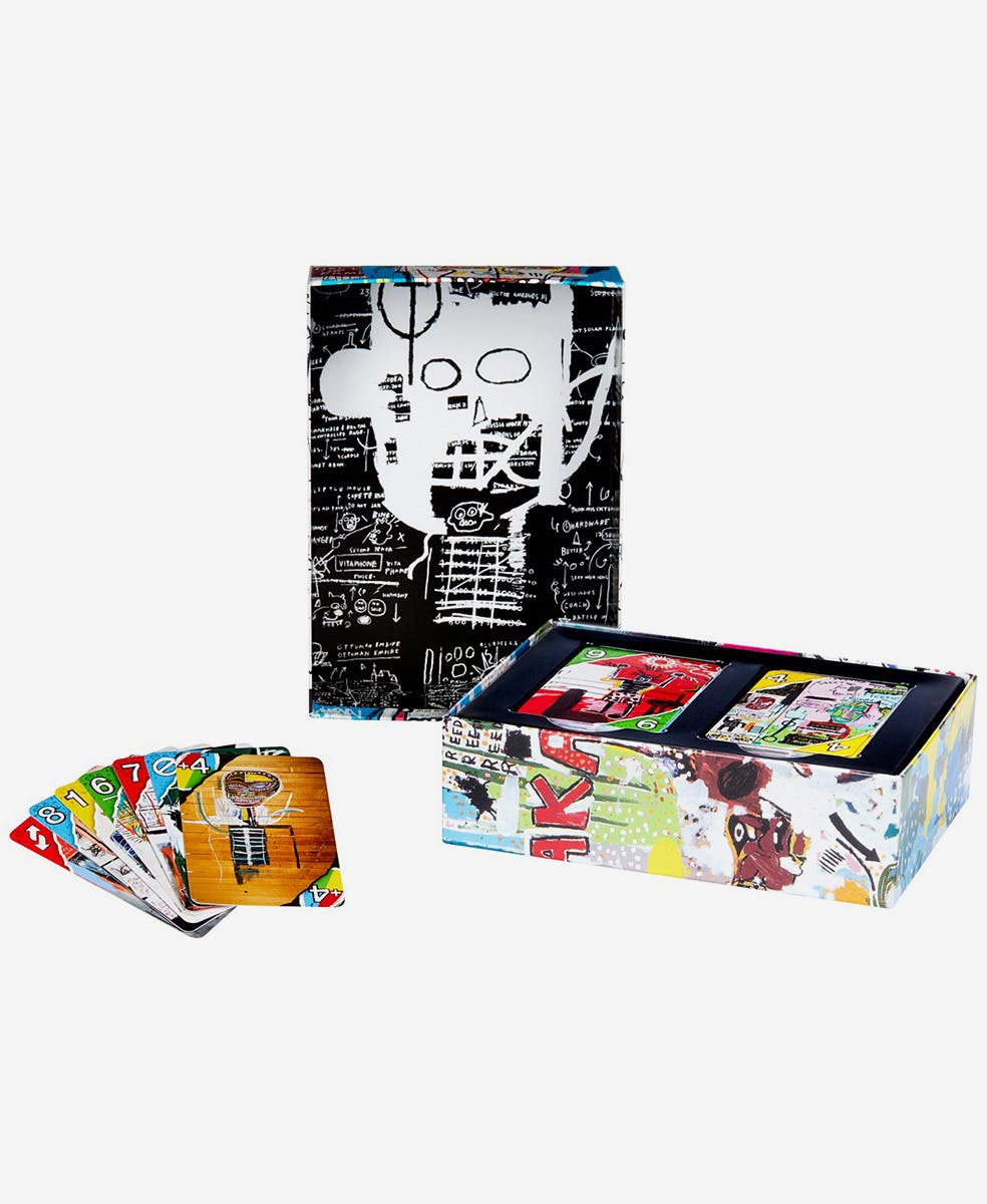 jean michel basquiat uno cards mattel