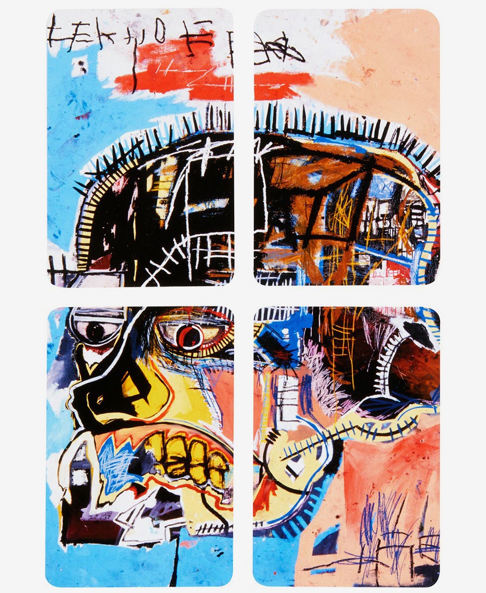 jean michel basquiat uno cards mattel