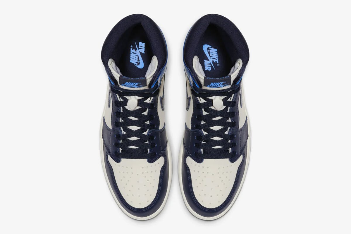 Nike Air Jordan 1 Retro High OG GS Obsidian Men\'s Shoes - Size 5.5 - Ships Now DS NIKE AIR JORDAN I 1 RETRO OG HIGH OBSIDIAN sz 3.5Y GS  main image 4