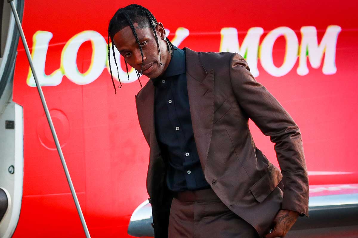 travis scott drops merch announces new music Look Mom I Can Fly