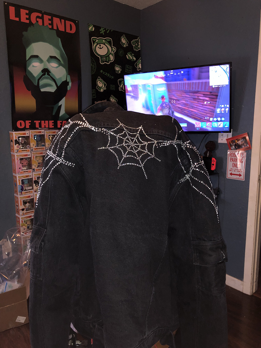 young thug gifts fan spider jacket crippled swagg