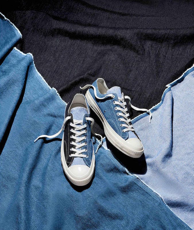 converse renew tri panel denim chuck 70 Converse Chuck 70 sustainability