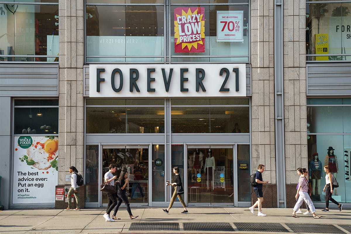 Forever 21 bankruptcy storefront