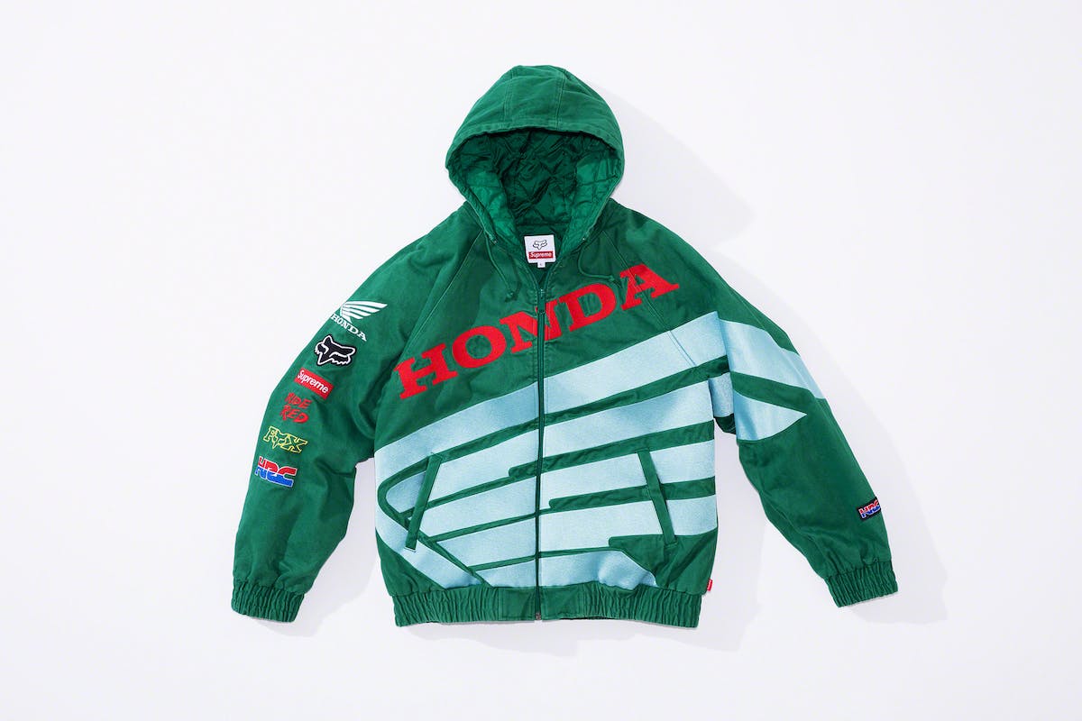 Supreme x Honda x Fox Racing Gloves Moss (FW19)