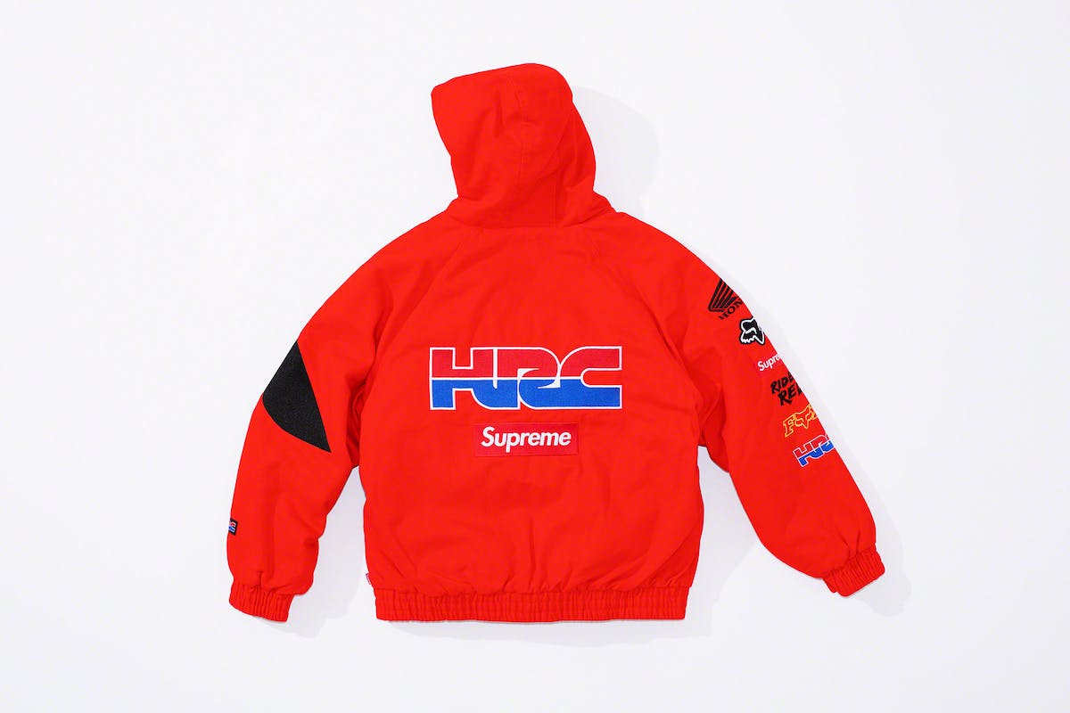 19AW Supreme x Honda x Fox Racing Gloves Supreme X Fox Racing X 