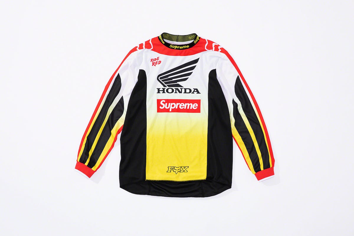 Supreme Honda Fox Racing Crewneck FW 19 - Stadium Goods