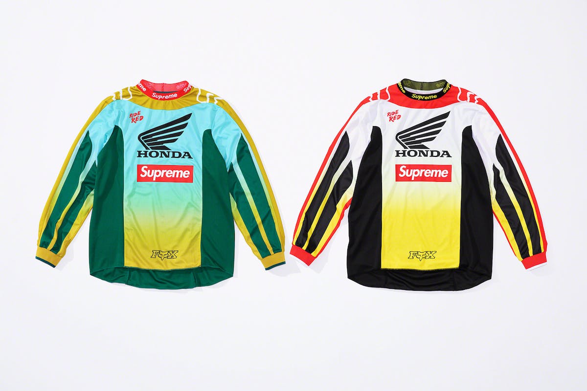 Supreme Announces Collab With Fox Racing & Honda