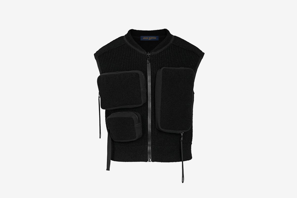 Louis Vuitton LV Spray Mink Gilet, Multi, 46