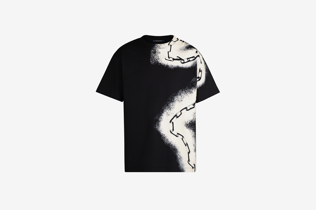 Sell Louis Vuitton x Virgil Abloh 2020 Spray Chain Print T-Shirt