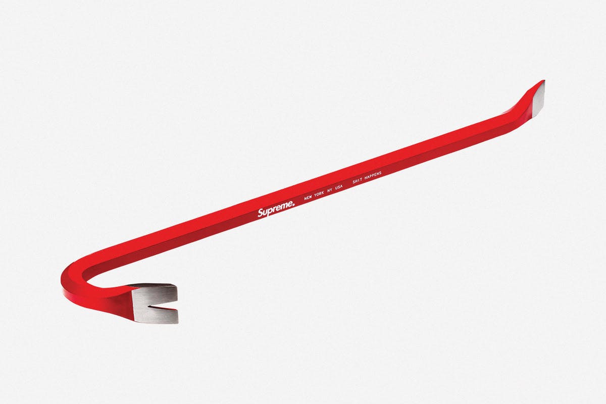 supreme accessories crowbar