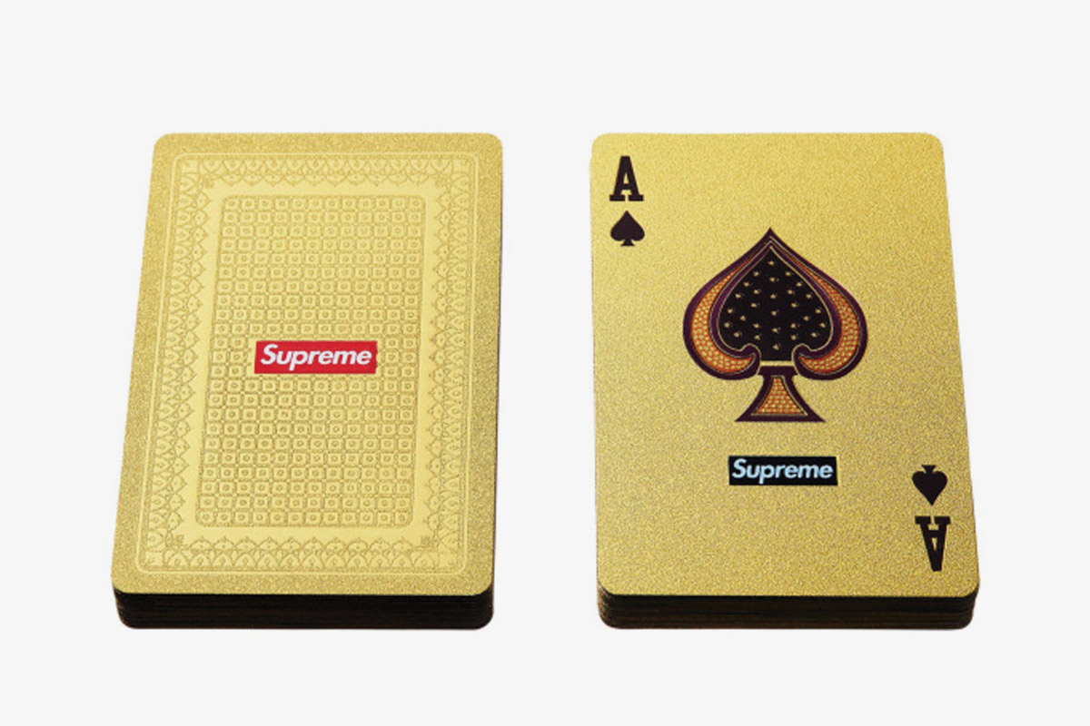 supreme accessories playing cards