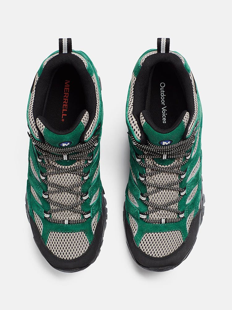 Outdoor Voices x Merrell Moab 2 Mid green