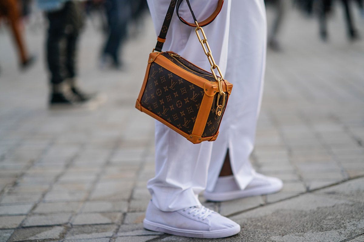 Louis Vuitton monogram leather bag