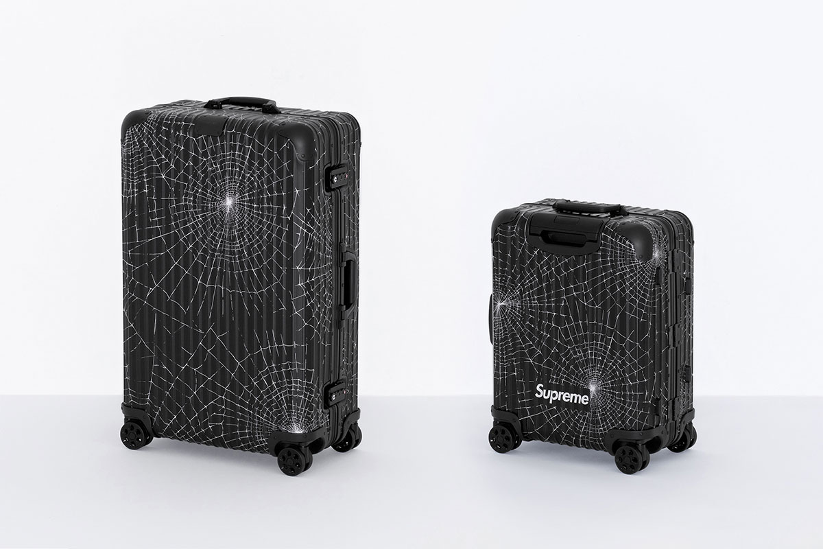 RIMOWA SUPREME RIMOWA Supreme suitcase carry aluminum Color: black