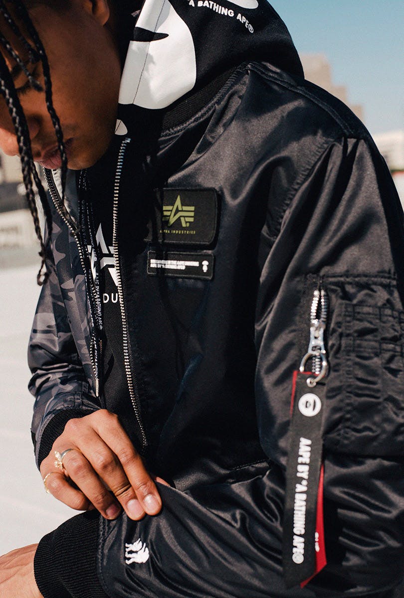 AAPE x Alpha Industries FW19 collection