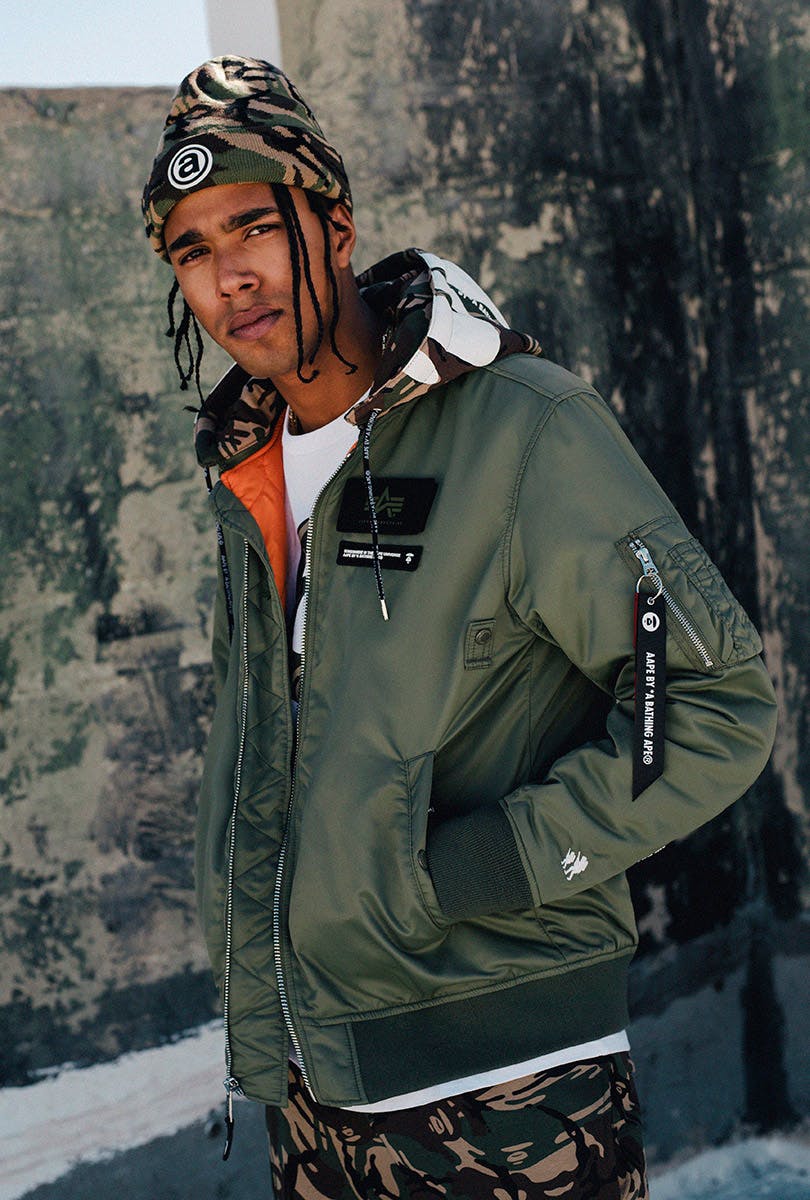 AAPE x Alpha Industries FW19 collection