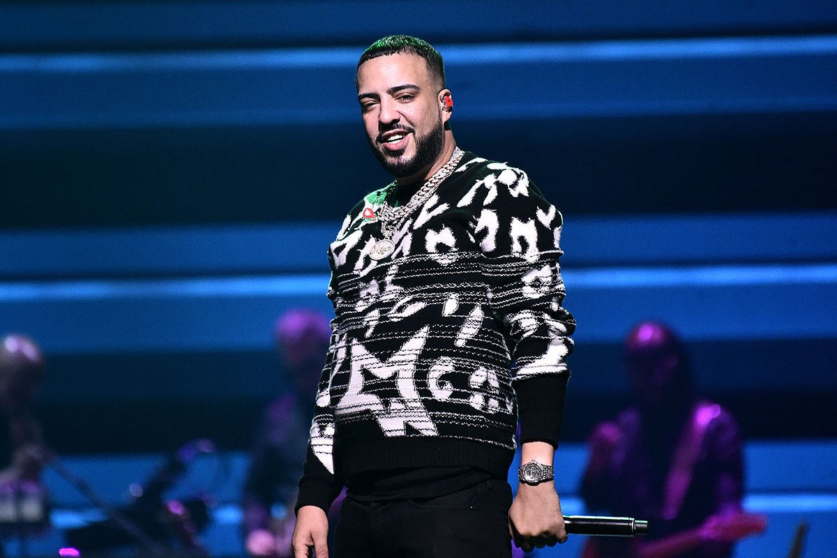 French Montana Performs on stage