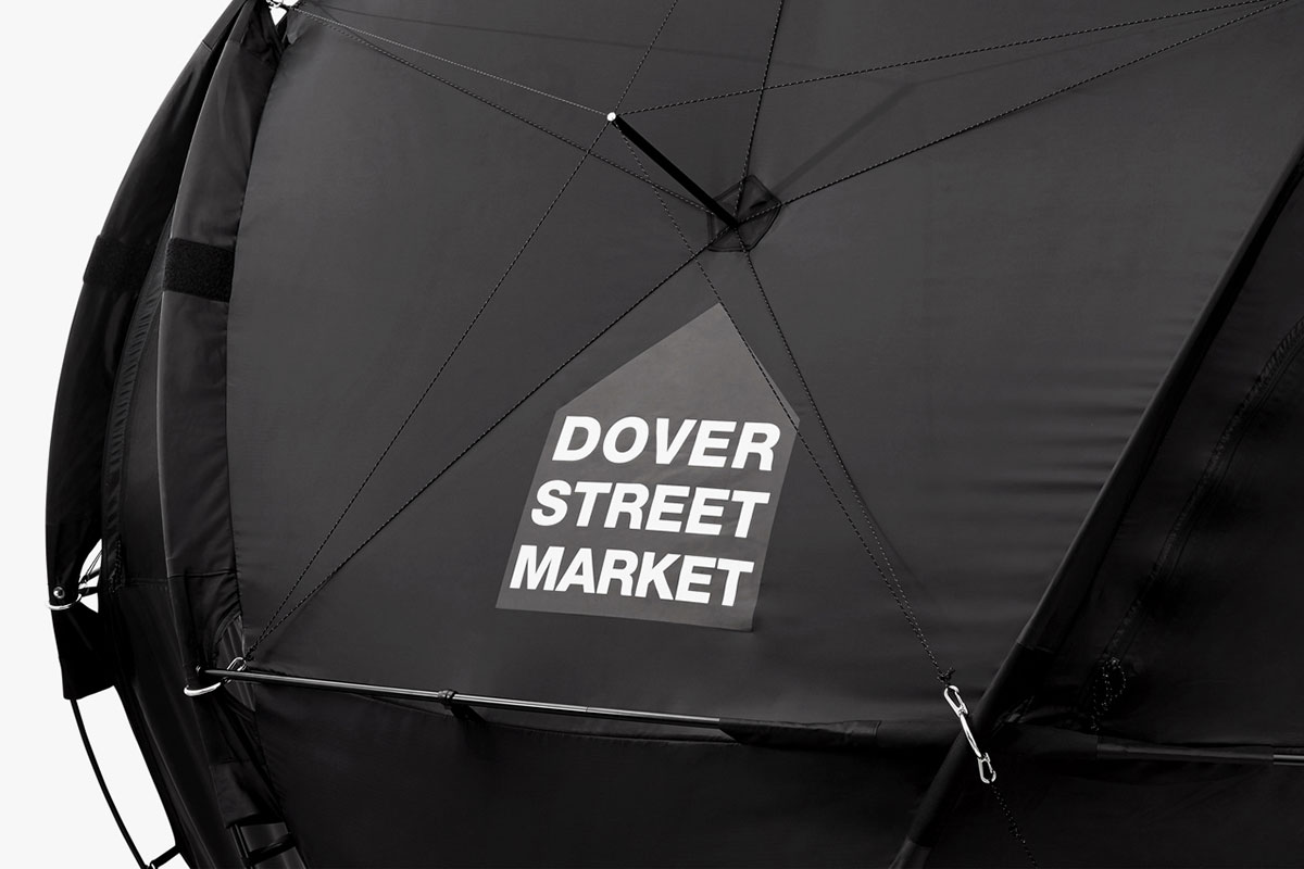 the north face x dover street market geodome tent