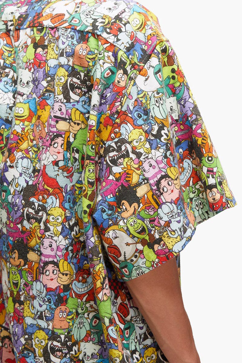Vetements cartoon print shirt