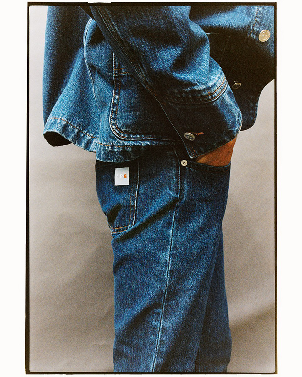 A.P.C. x Carhartt WIP Jeans and Blue Denim Jacket
