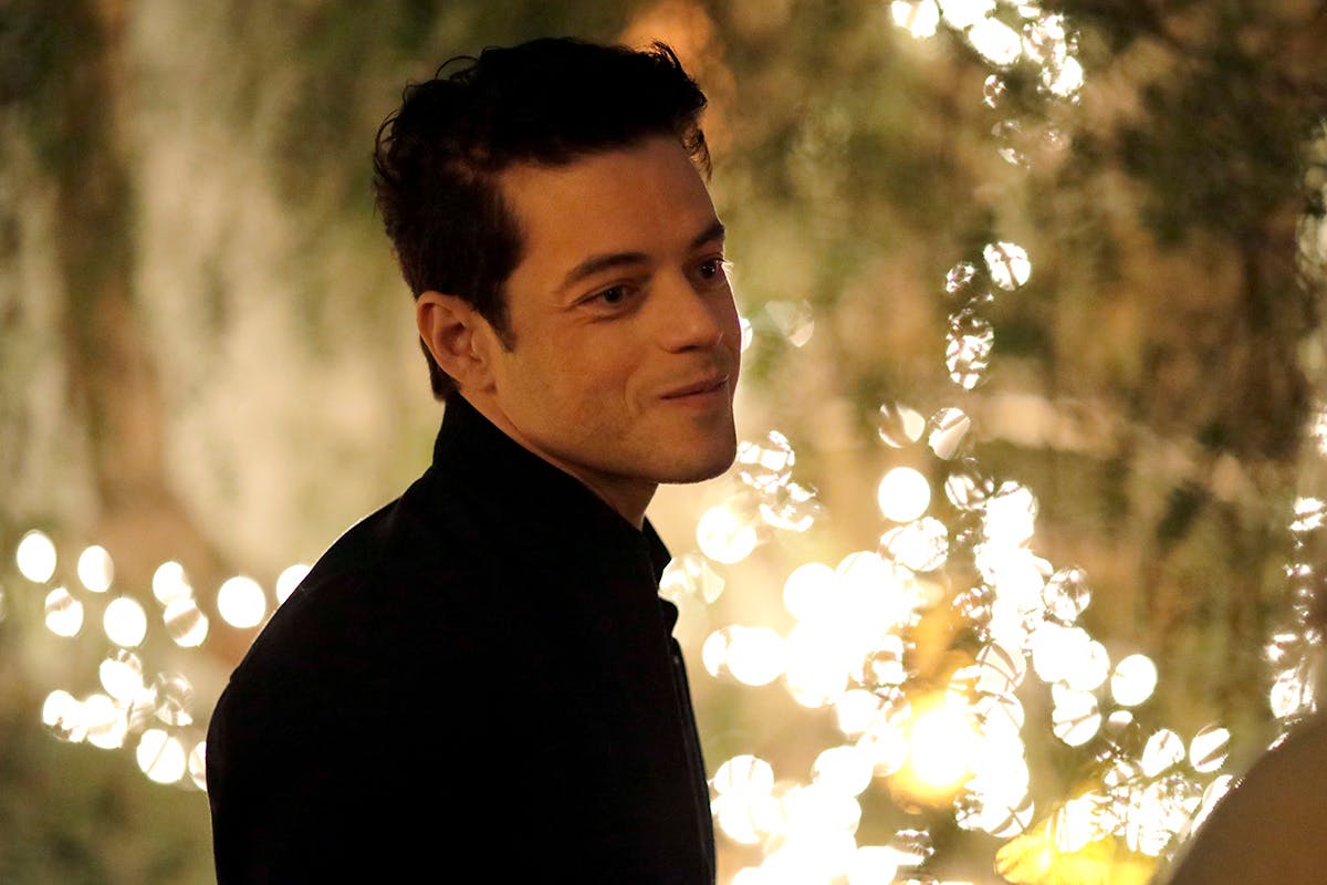 Rami Malek smiling