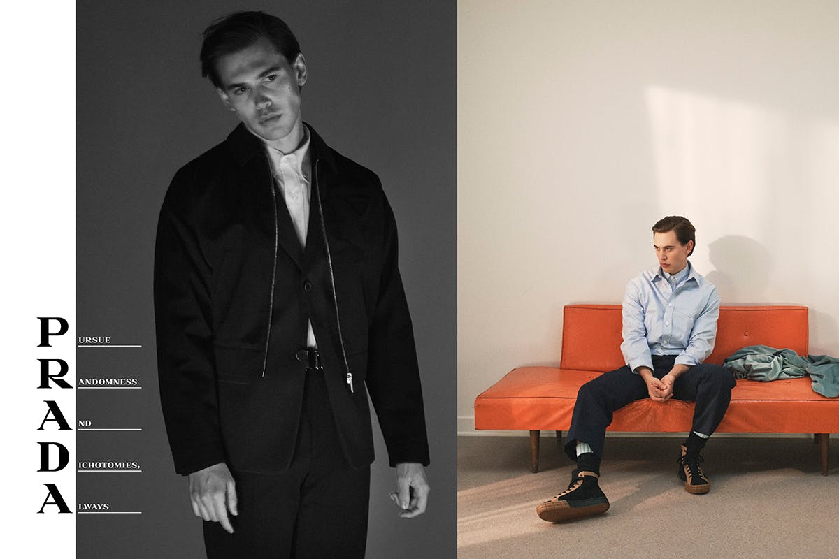 Austin Butler Prada SS20 menswear campaign