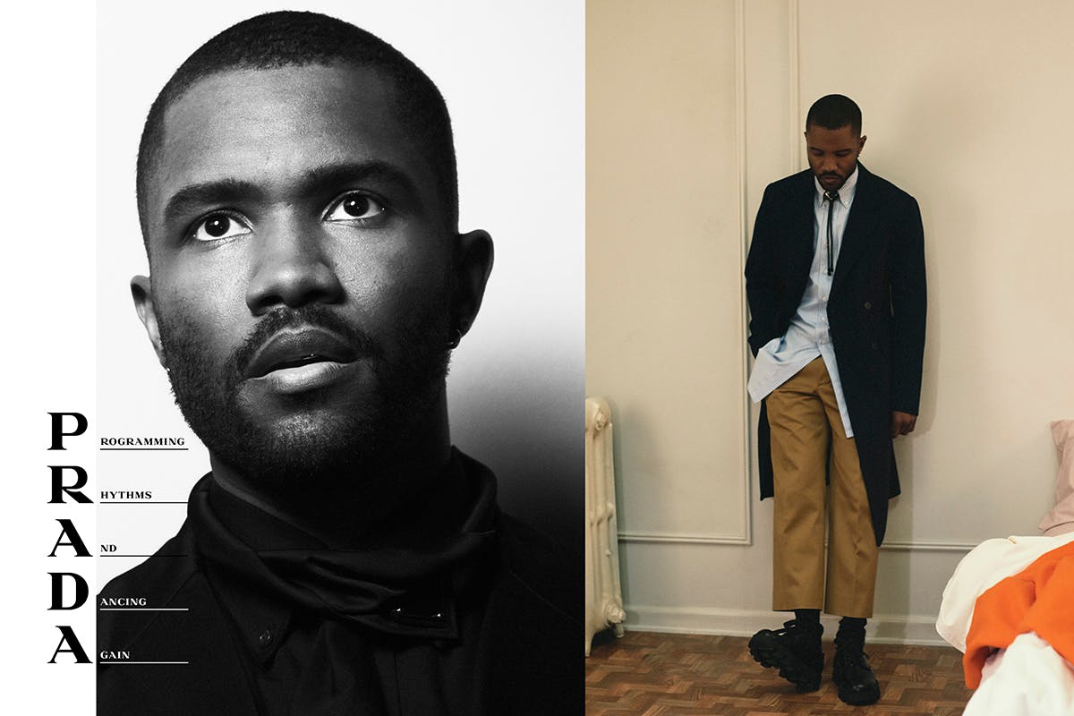 Frank Ocean Prada SS20 menswear campaign