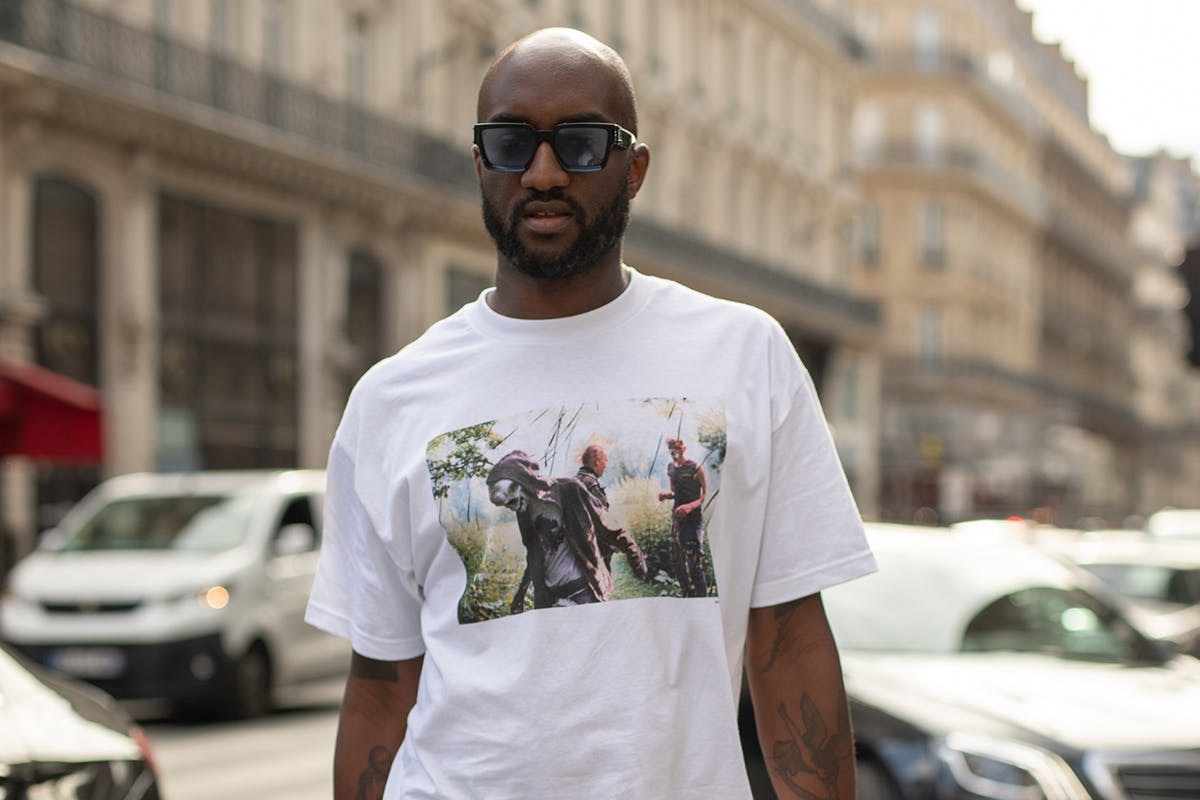 Virgil Abloh white T-shirt sunglasses
