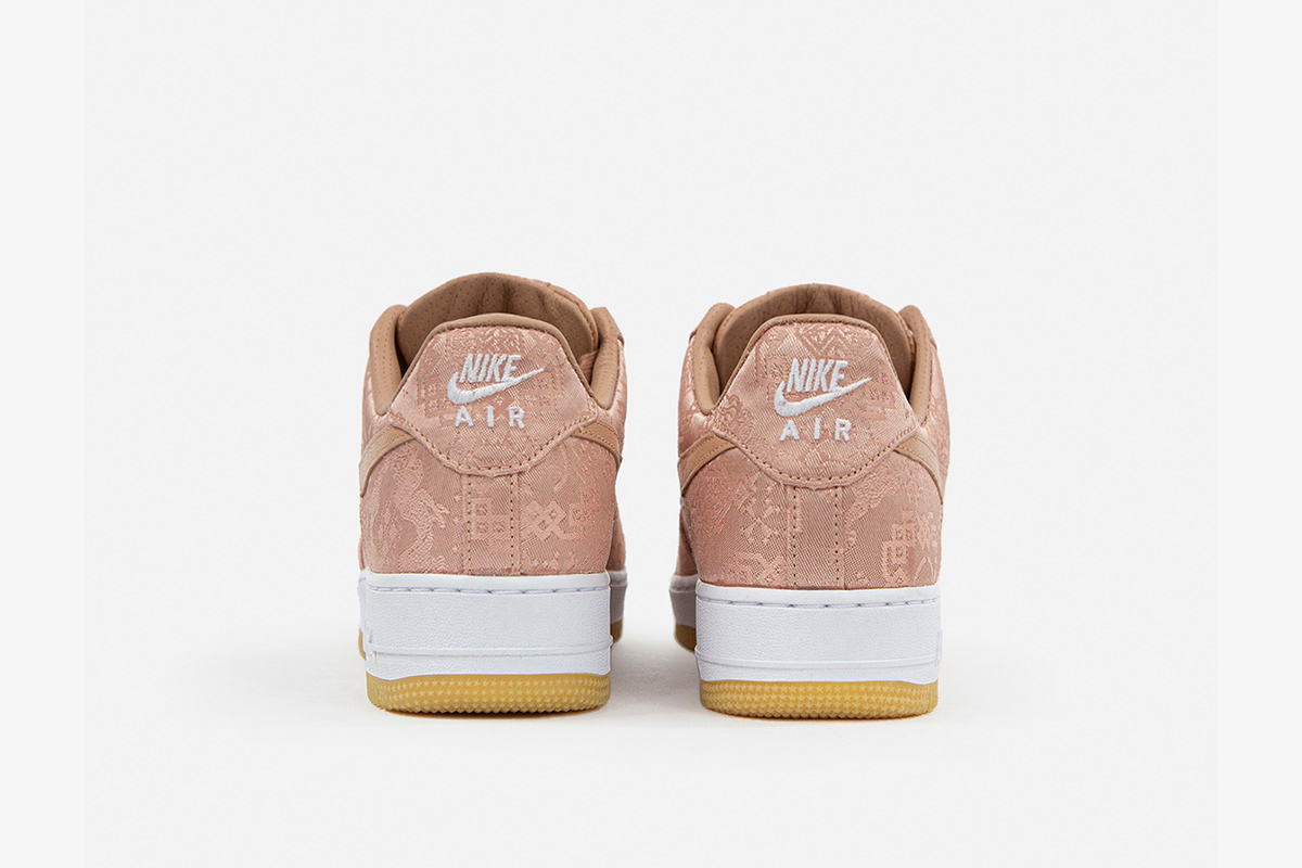CLOT x Nike Air Force 1 “Rose Gold Silk”: Official Release Info