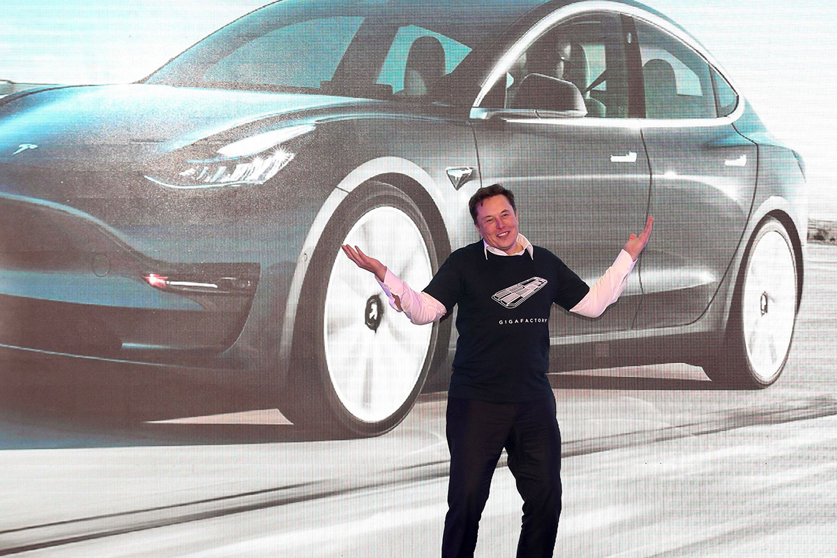 Elon Musk Tesla presentation