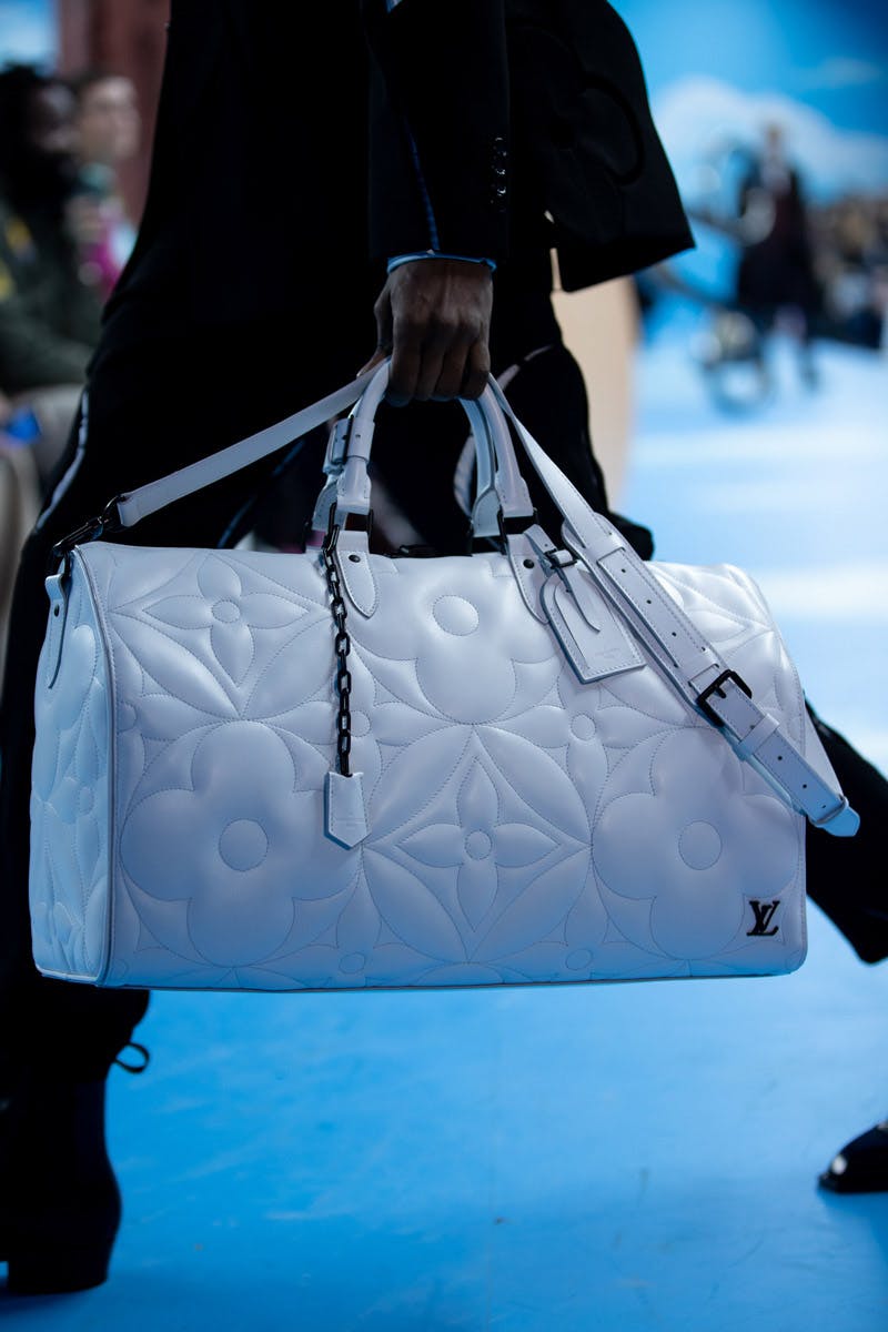 Louis Vuitton - A neon interpretation of the classic Louis Vuitton Steamer  bag. See more of Virgil Abloh's Louis Vuitton Fall-Winter 2019 Show at