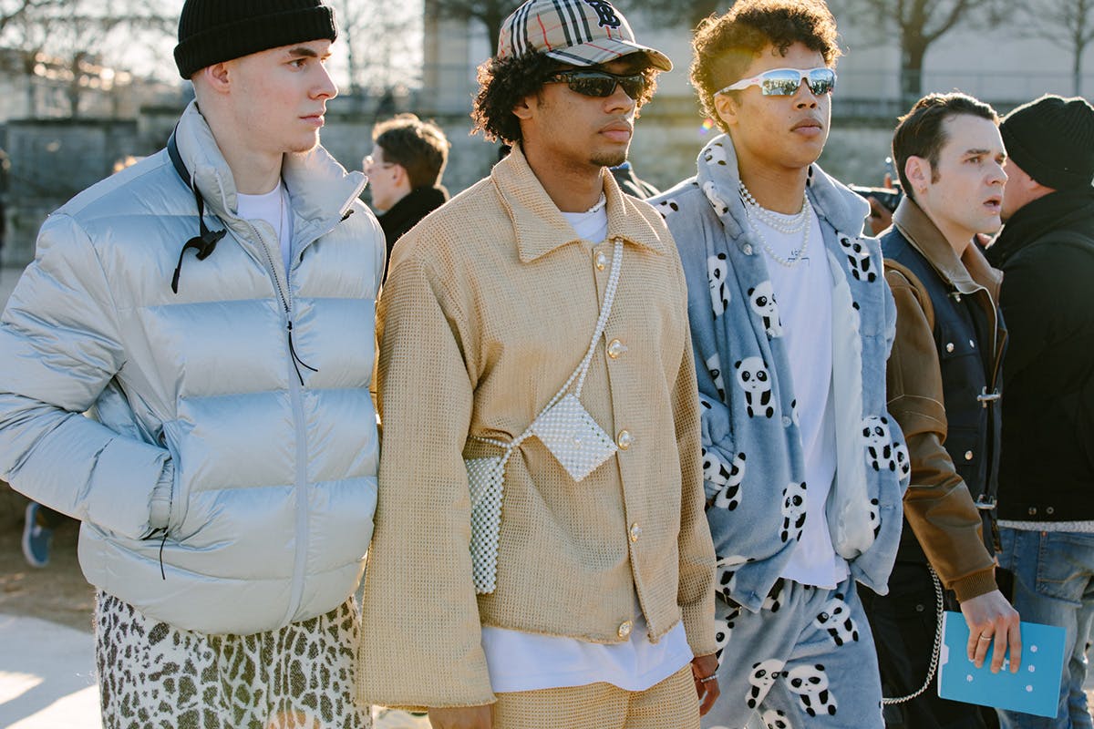 Street Style at Louis Vuitton's FW20 Show Brings All the Monograms Out