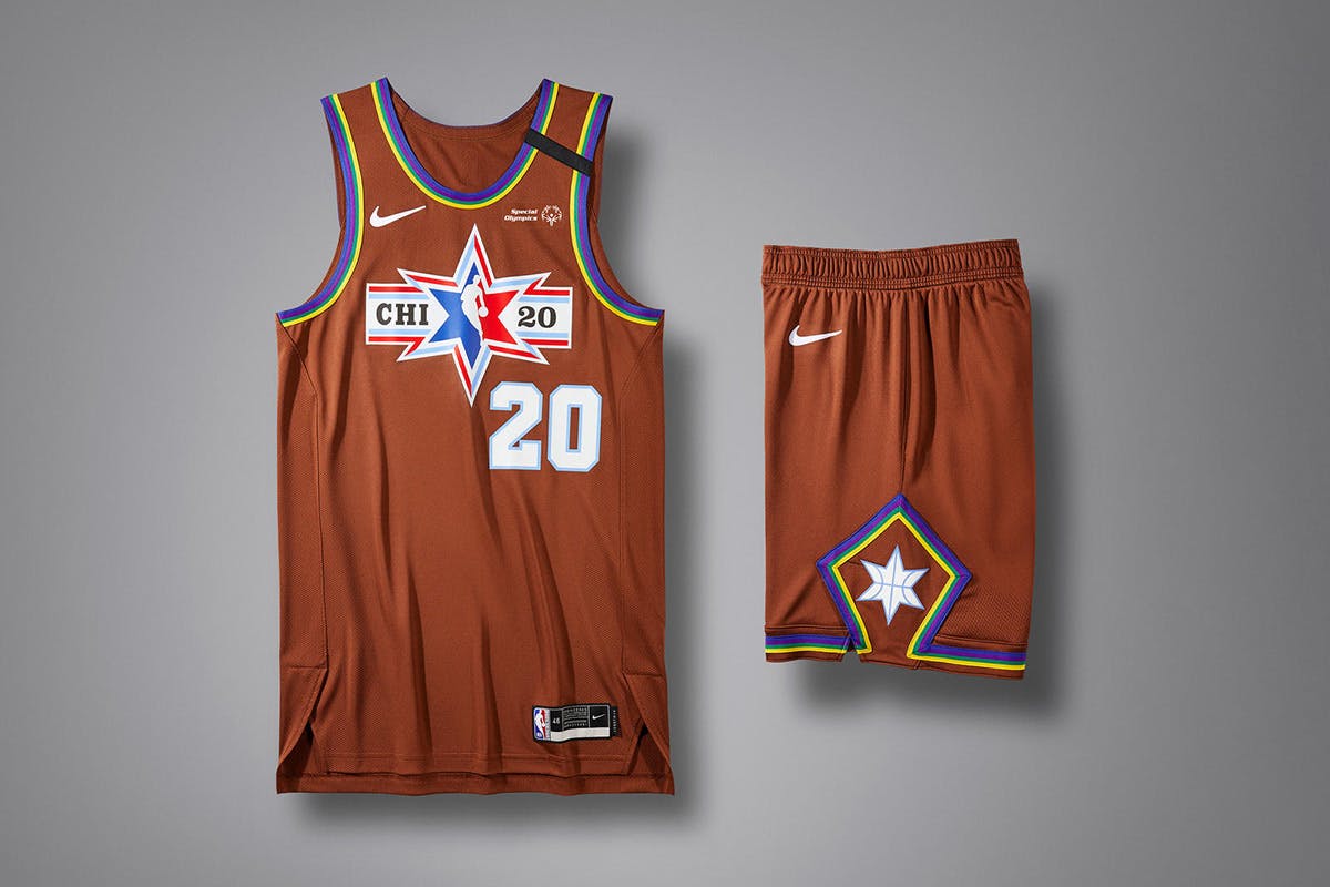 NBA All-Star uniforms since 1990