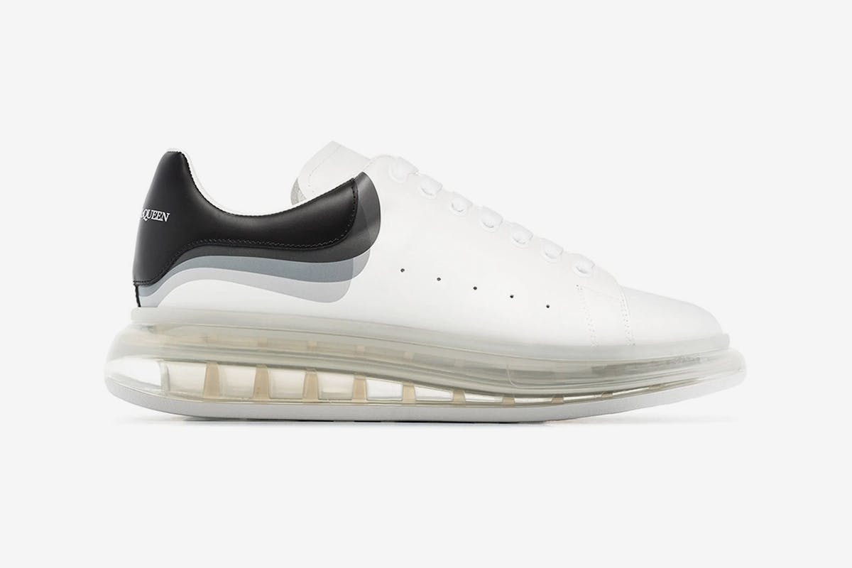 Alexander McQueen White 3D Oversized Sneaker