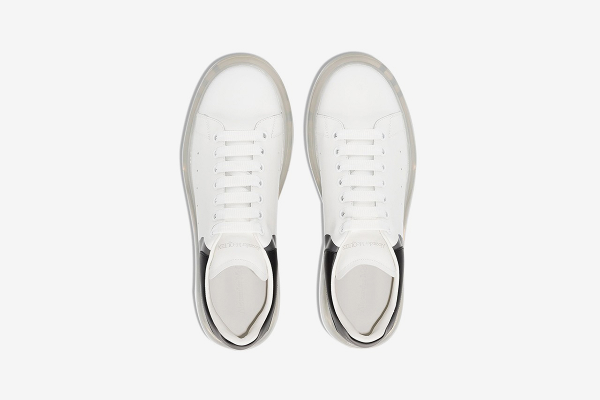 Alexander McQueen White 3D Oversized Sneaker