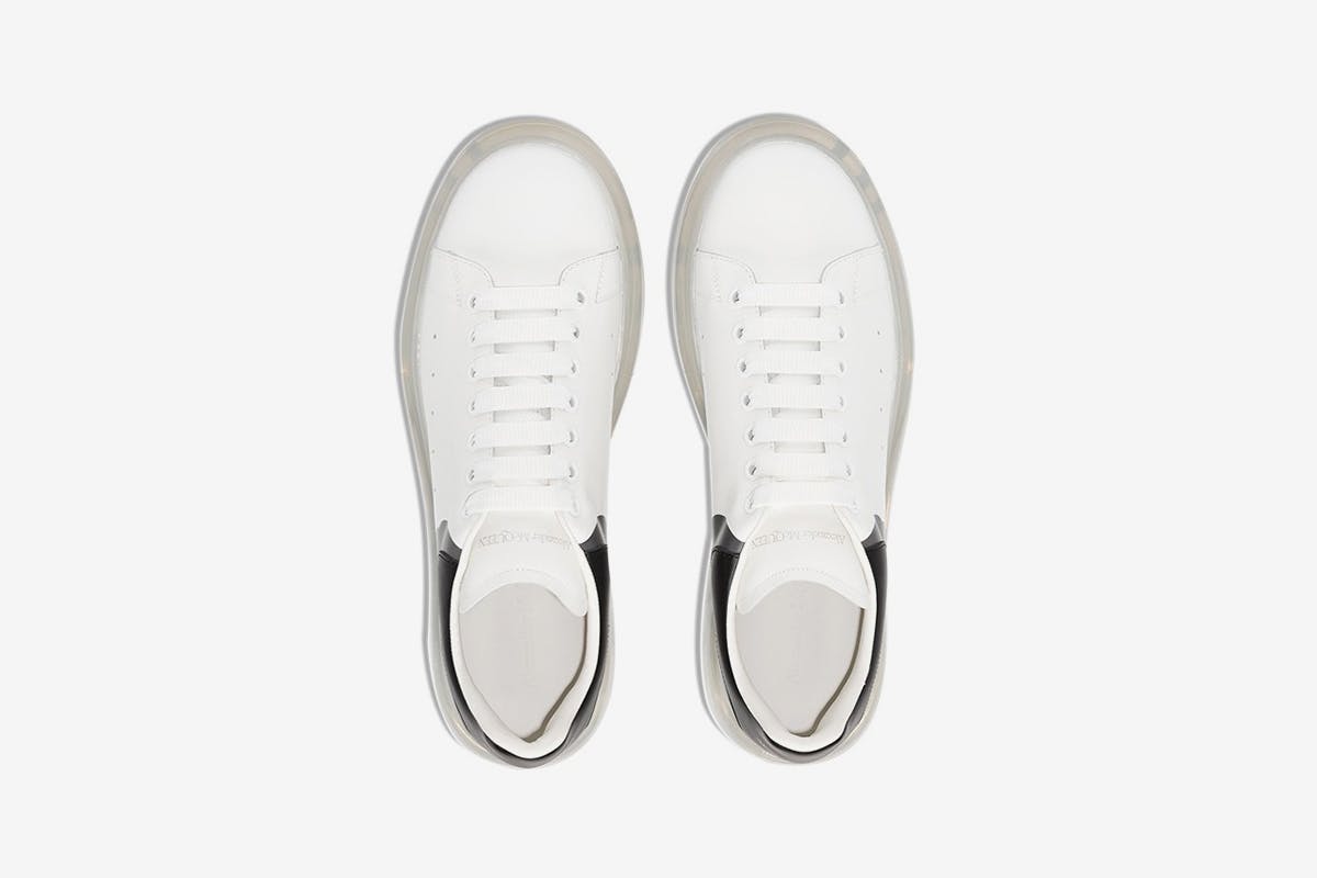 Alexander McQueen White 3D Oversized Sneaker