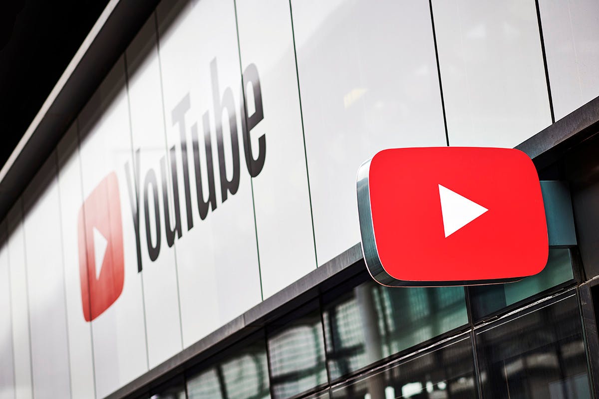 YouTube sign
