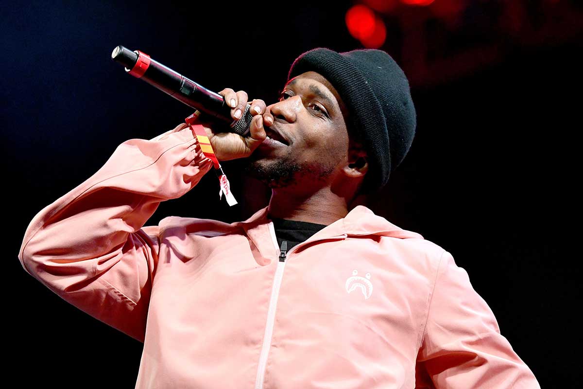Curren$y performing at Rolling Loud Festival