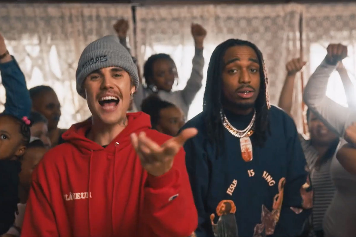 Justin Bieber and Quavo "Intentions" video